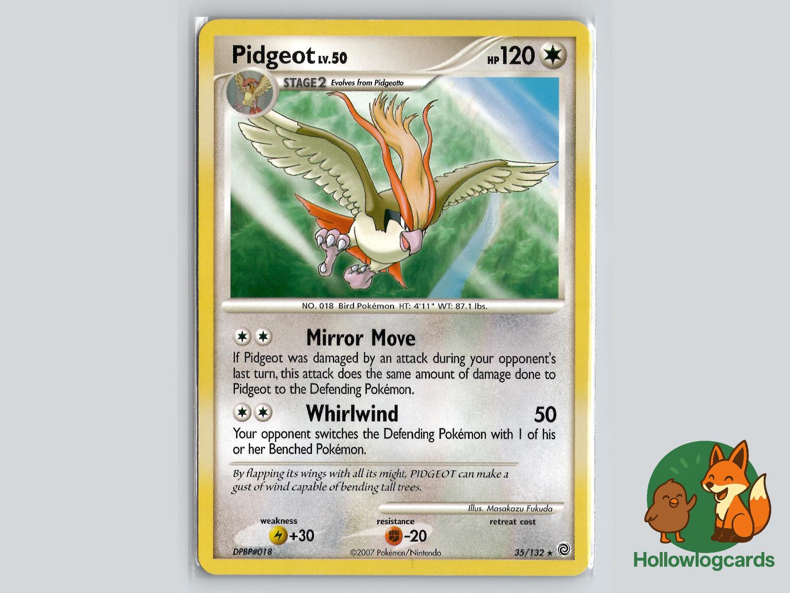 Pidgeot (35/132) - Secret Wonders Pokémon Card
