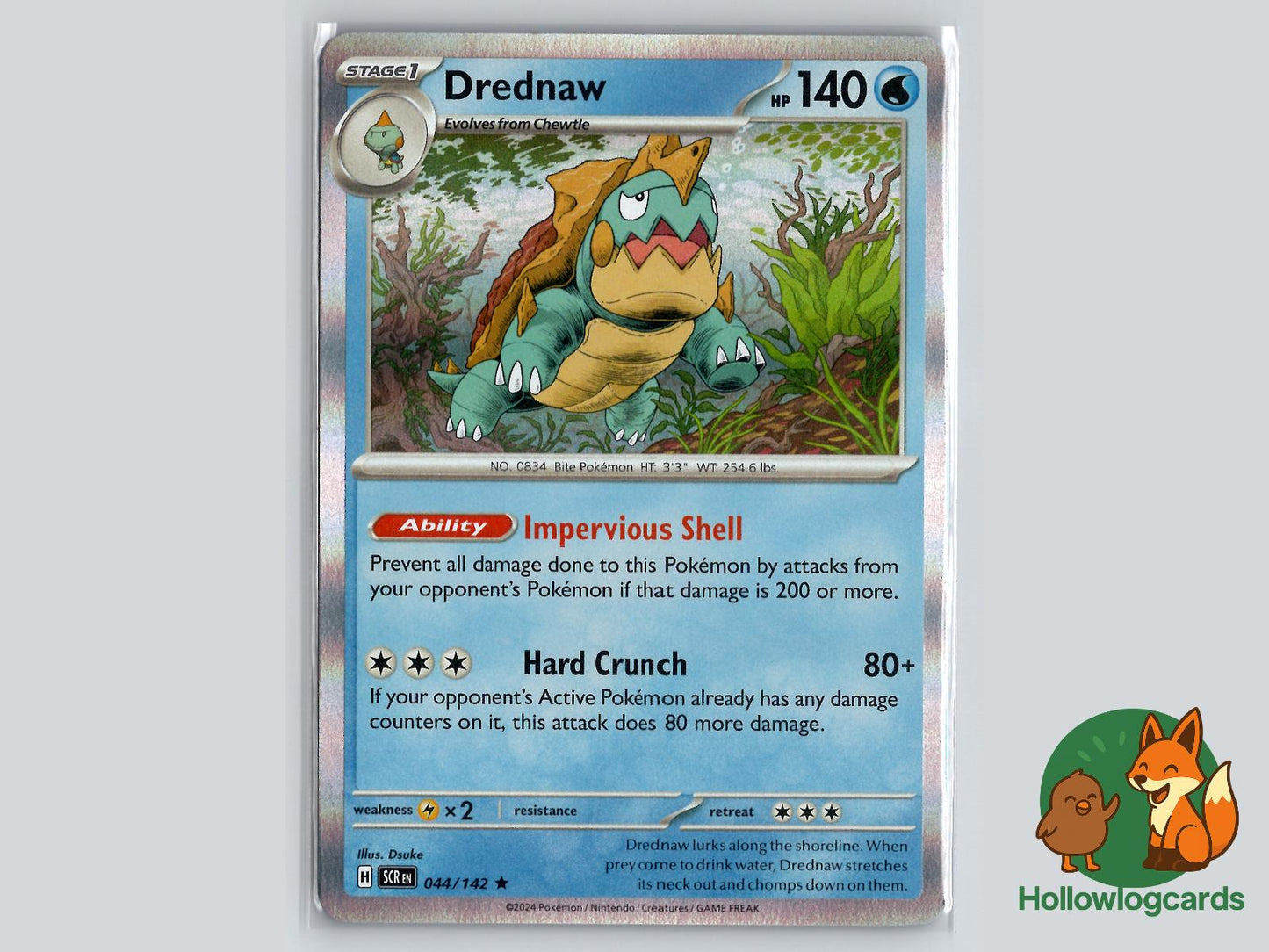 Drednaw (44/142) - Stellar Crown Pokémon Card