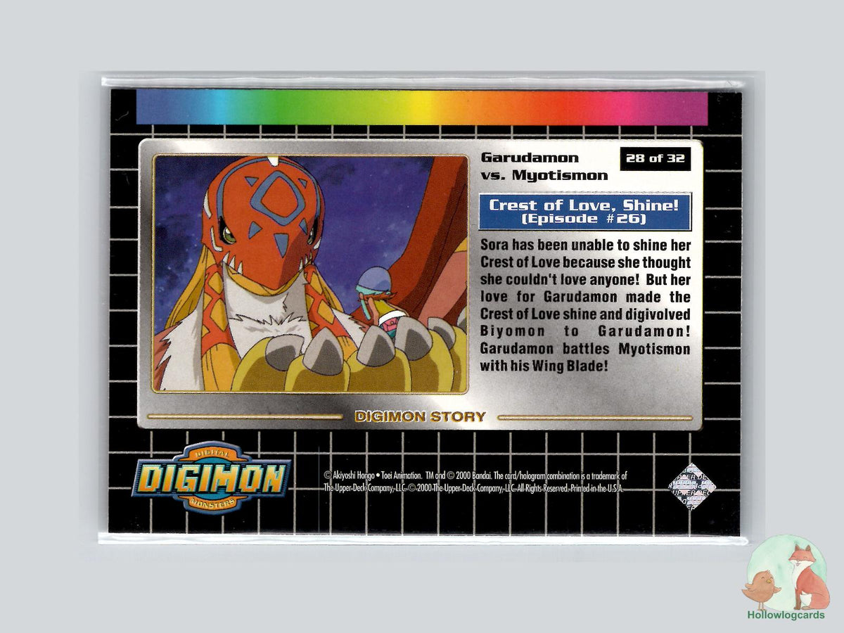 Garudamon vs. Myotismon (28/32) - 2000 Upper Deck Digimon Series 2