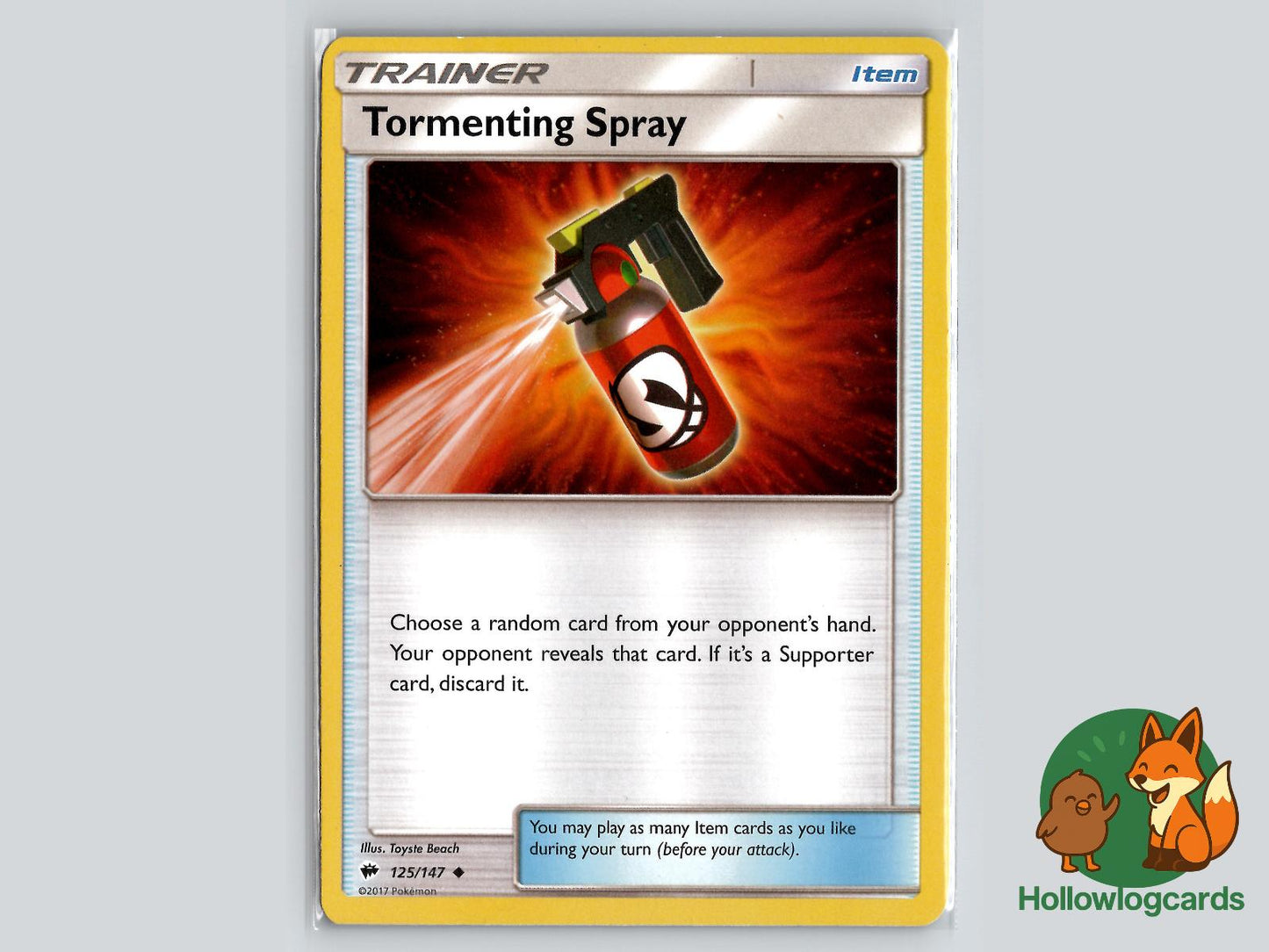 Tormenting Spray (125/147) - Burning Shadows Pokémon Card