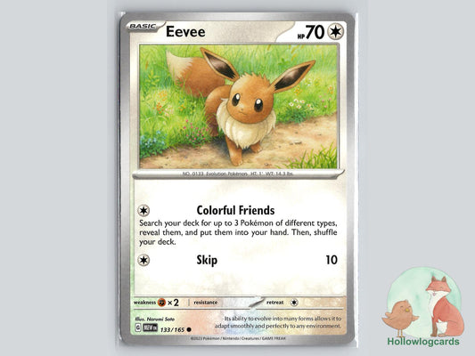 Eevee (133/165) - 151 Pokémon Card
