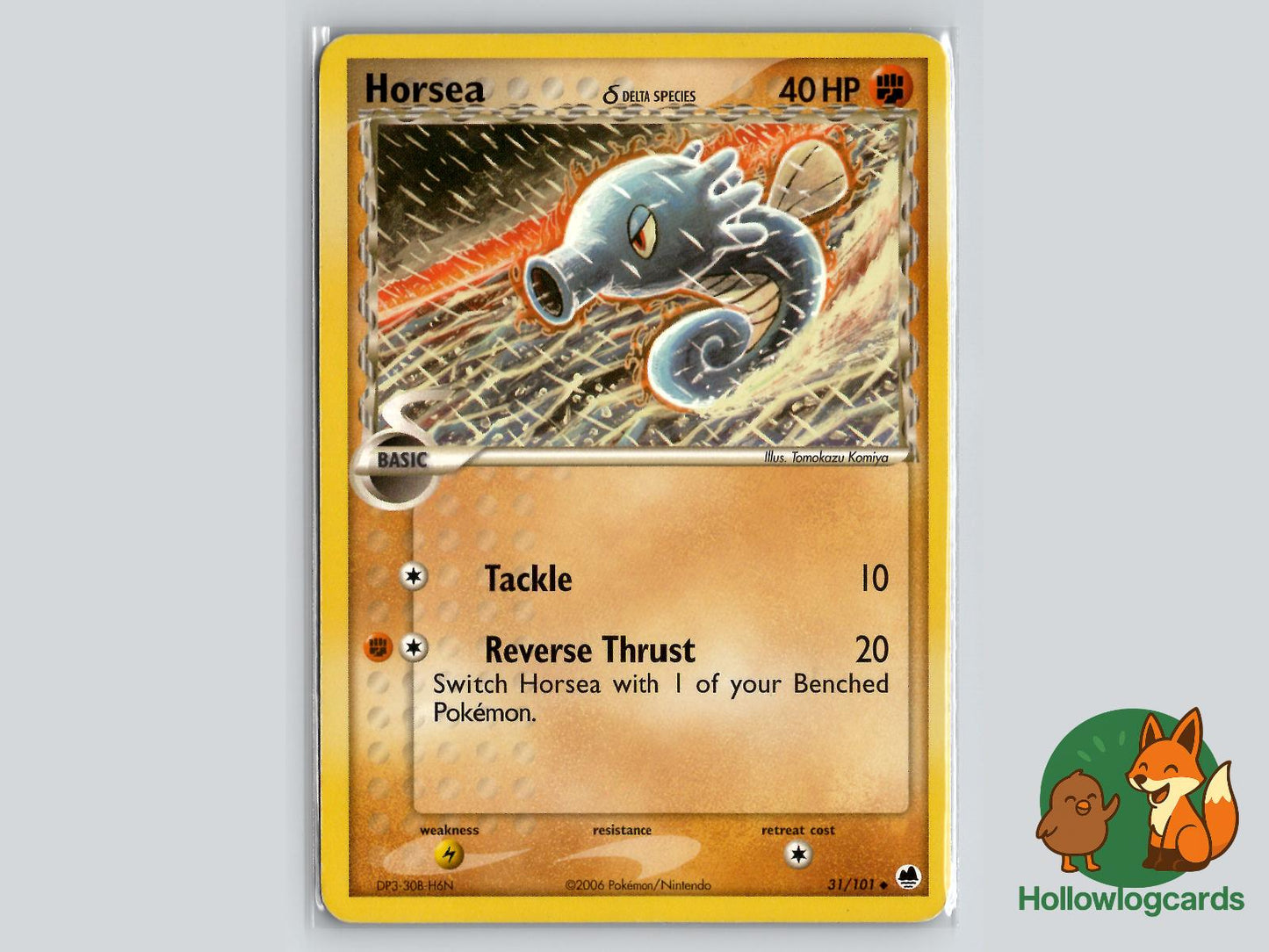 Horsea (31/101) - Dragon Frontiers Pokémon Card