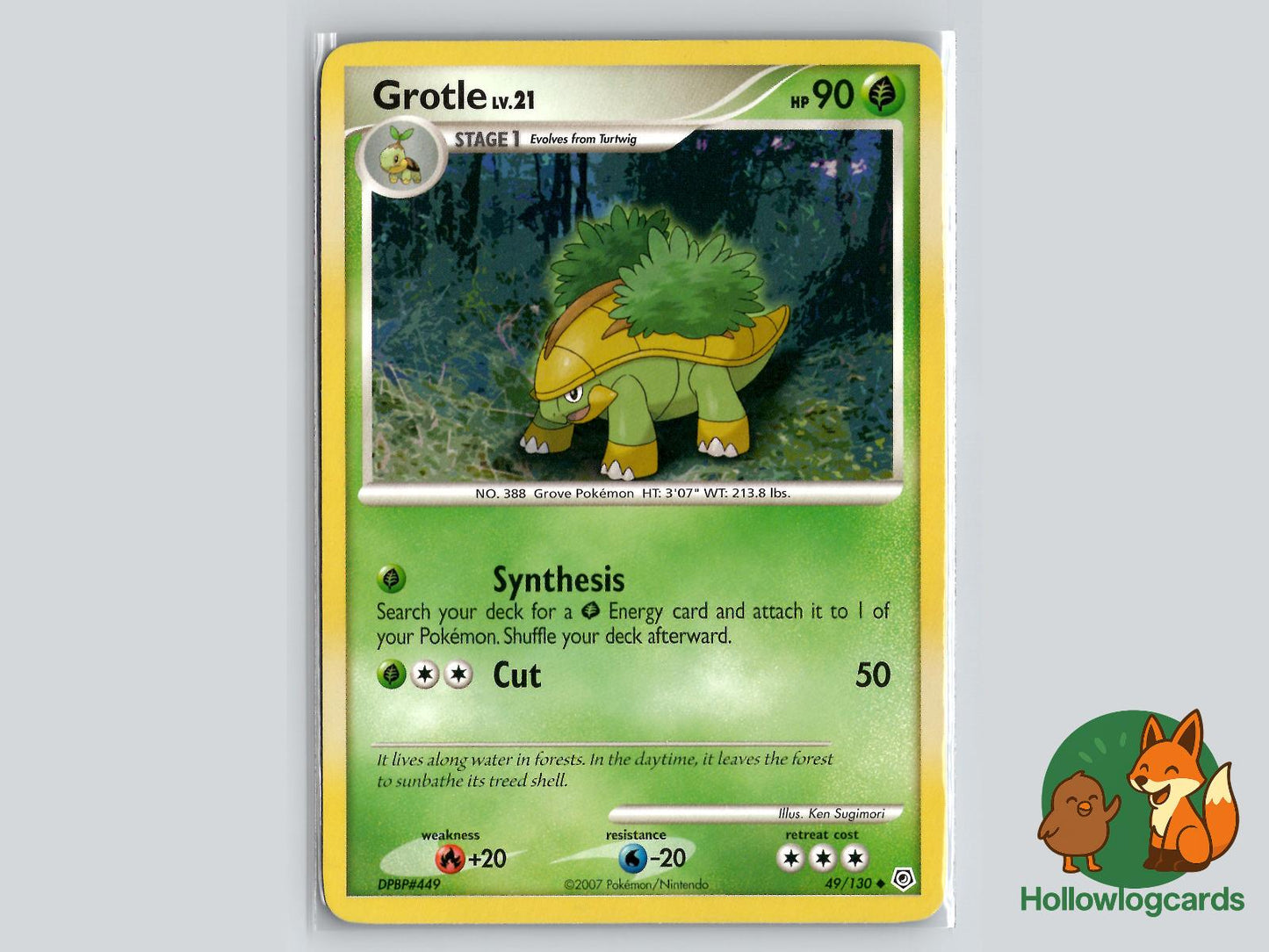 Grotle (49/130) - Diamond & Pearl Pokémon Card