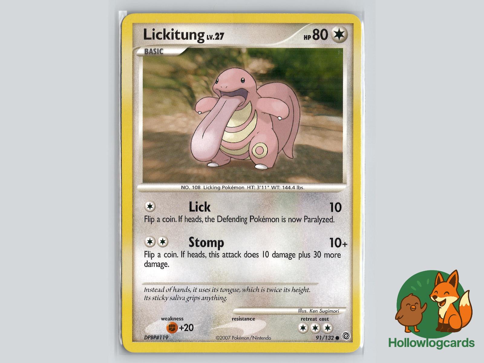 Lickitung (91/132) - Secret Wonders Pokémon Card
