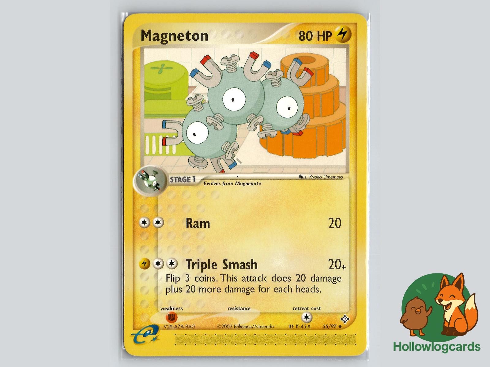Magneton (35/97) - Dragon Pokémon Card