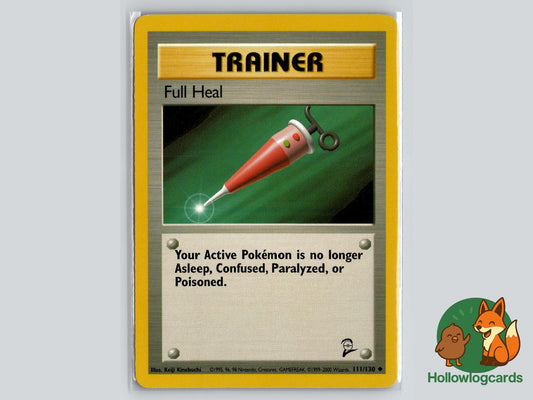 Full Heal (111/130) - Base Set 2 Pokémon Card