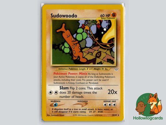 Image of Sudowoodo Neo Revelation (N3) #26