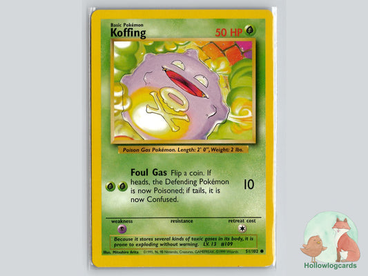 Koffing (51/102) - Base Pokémon Card