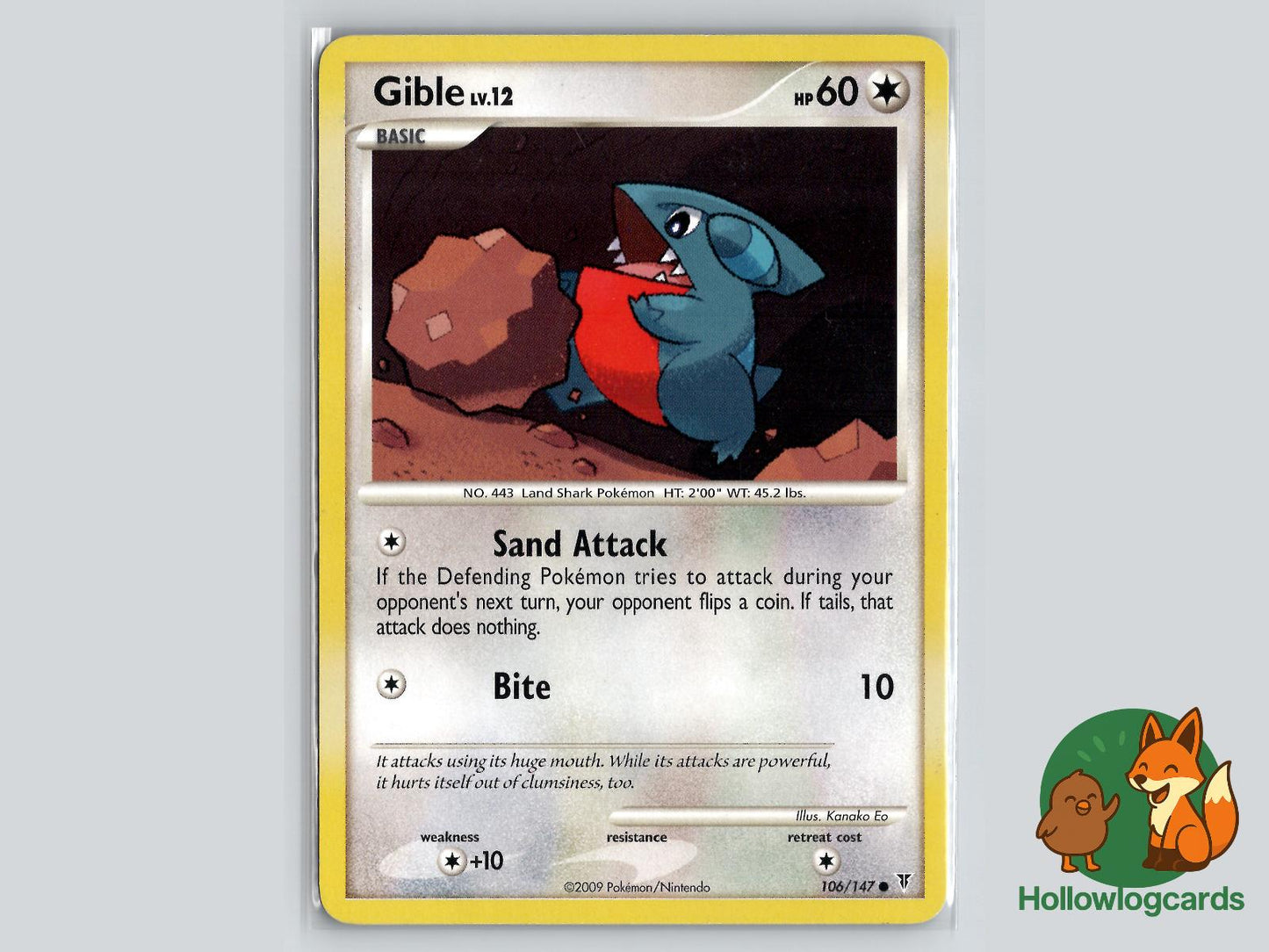 Gible (106/147) - Supreme Victors Pokémon Card