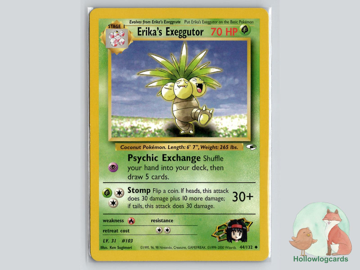 Erika's Exeggutor (44/132) - Gym Heroes Pokémon Card