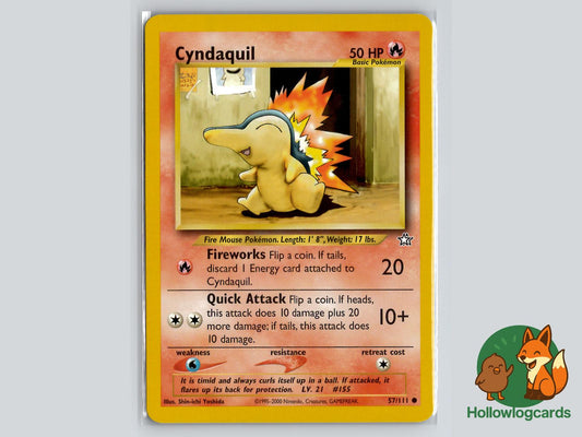 Cyndaquil (57/111) - Neo Genesis Pokémon Card