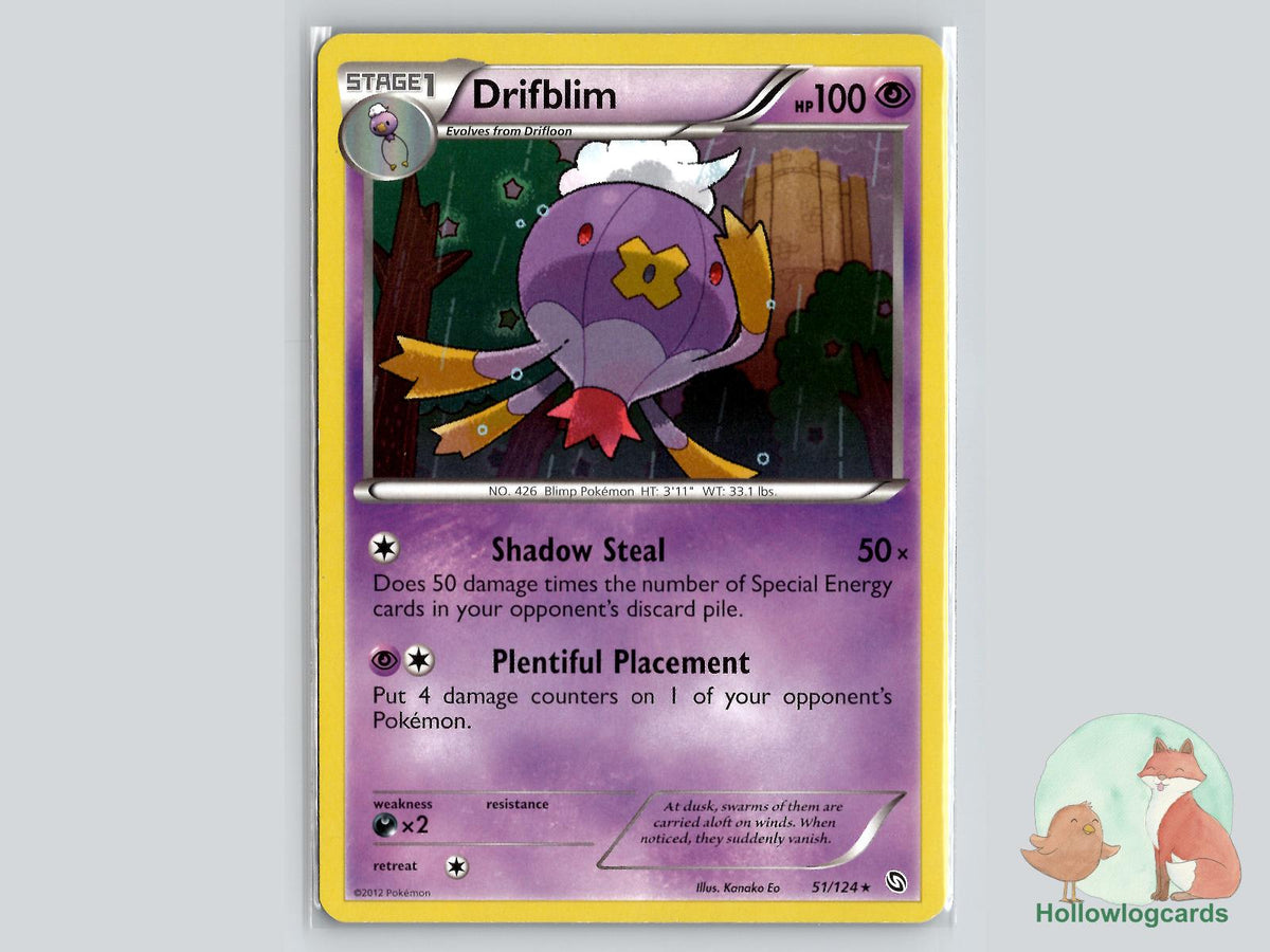 Drifblim (51/124) - Dragons Exalted Pokémon Card