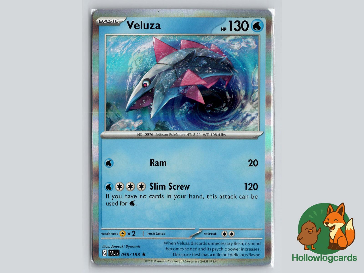 Veluza (056/193) - Paldea Evolved Pokémon Card