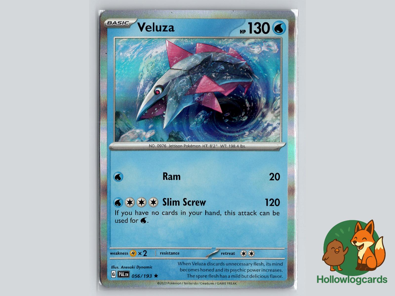 Veluza (056/193) - Paldea Evolved Pokémon Card
