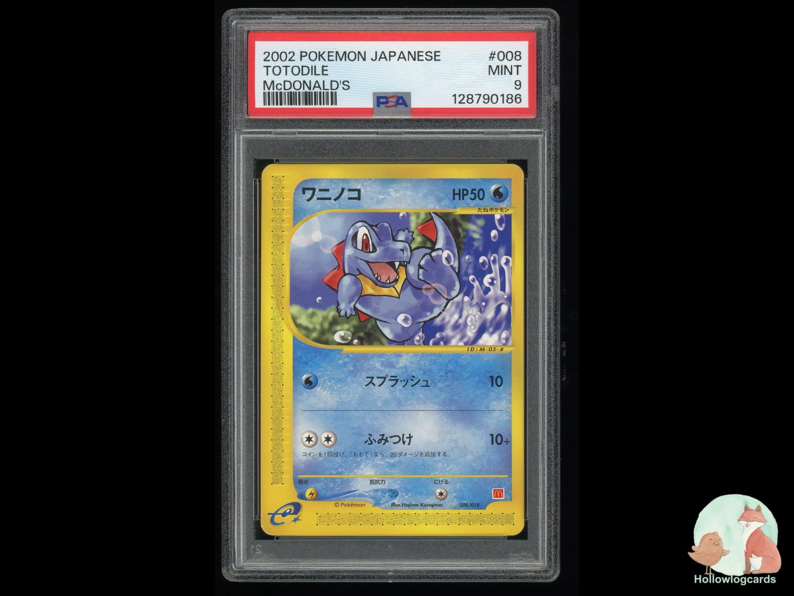 Graded Totodile (008/018) Pokémon Card