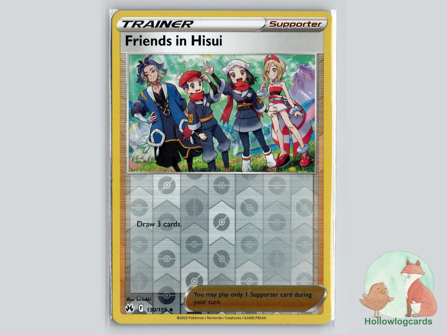 Friends in Hisui (130/159) - Crown Zenith Pokémon Card