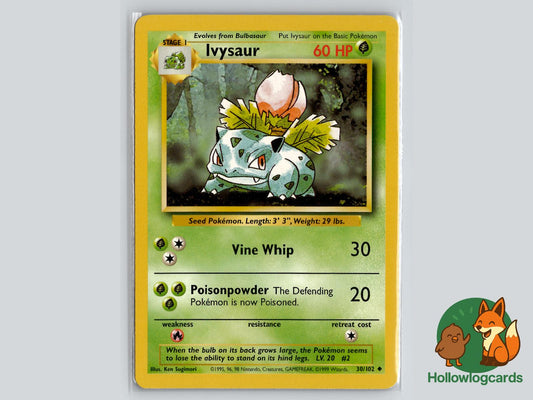 Ivysaur (30/102) - Base Pokémon Card