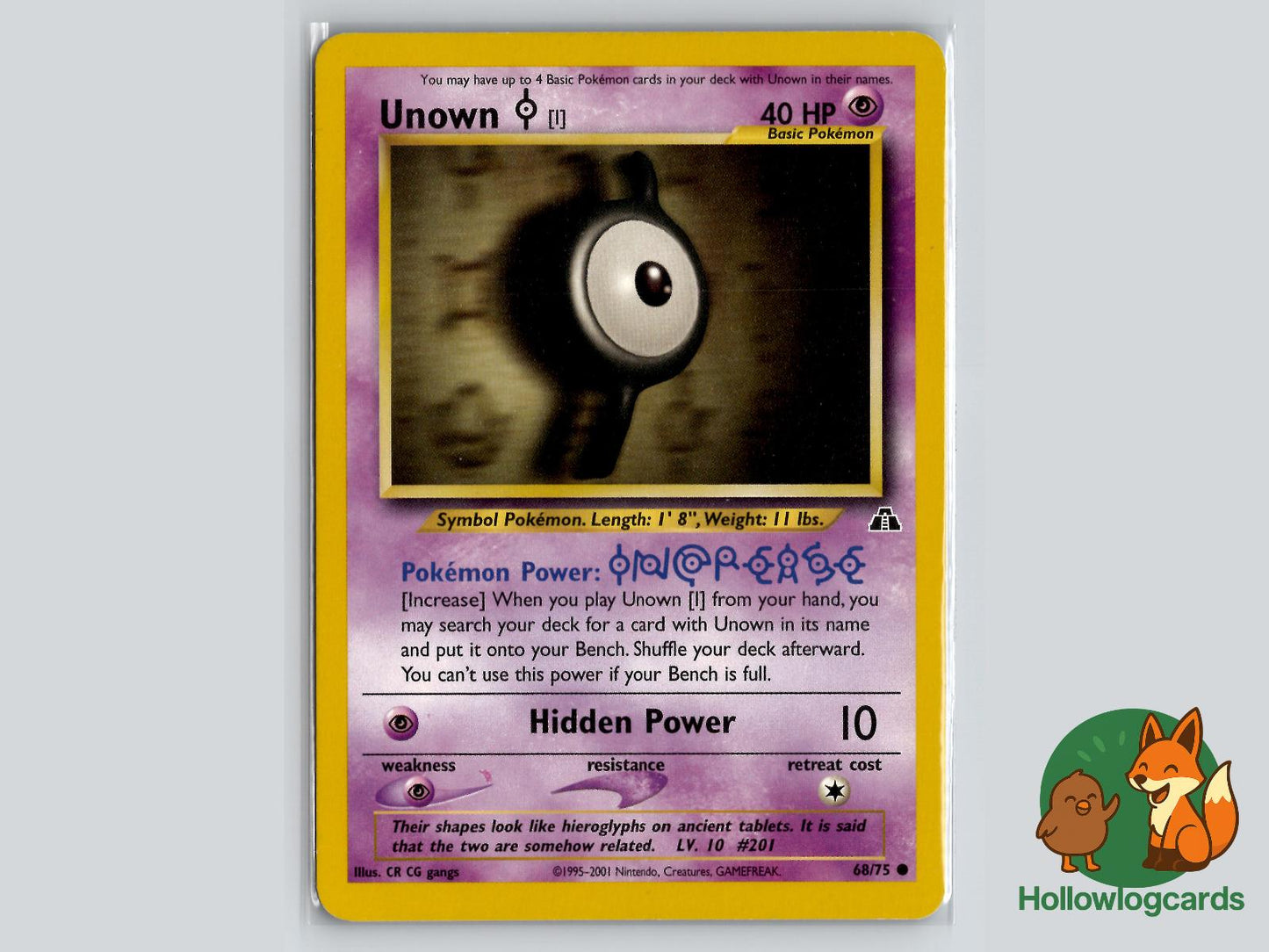 Unown [I] (68/75) - Neo Discovery Pokémon Card