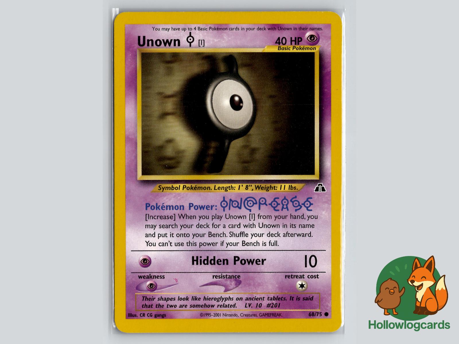 Unown [I] (68/75) - Neo Discovery Pokémon Card