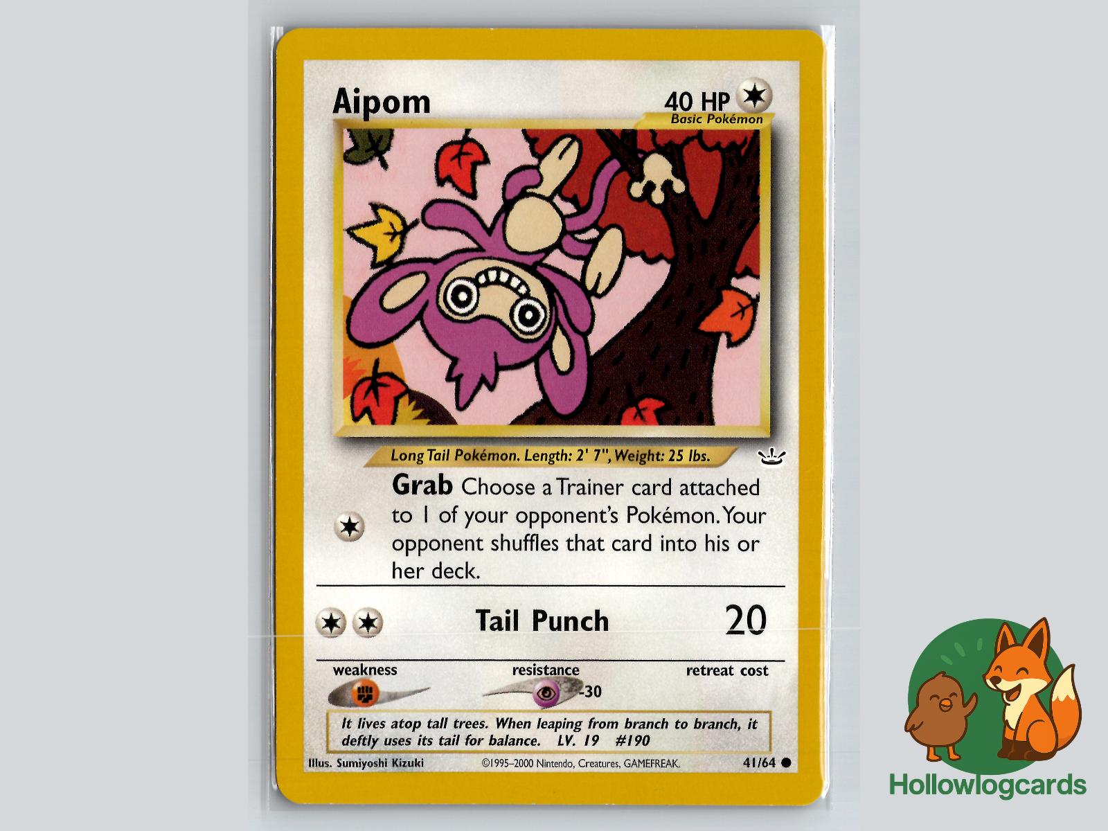 Aipom (41/64) - Neo Revelation Pokémon Card