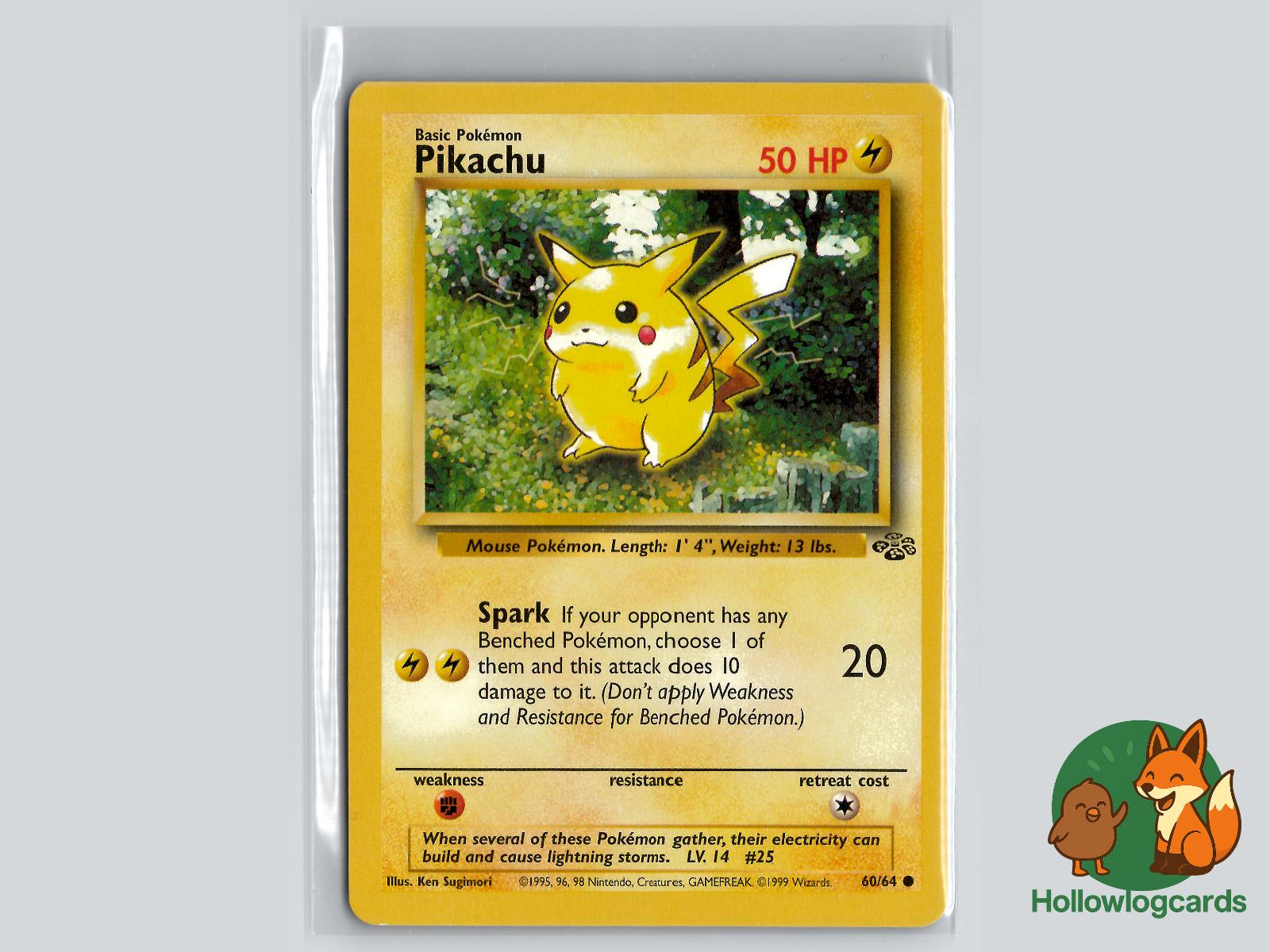 Pikachu (60/64) - Jungle Pokémon Card