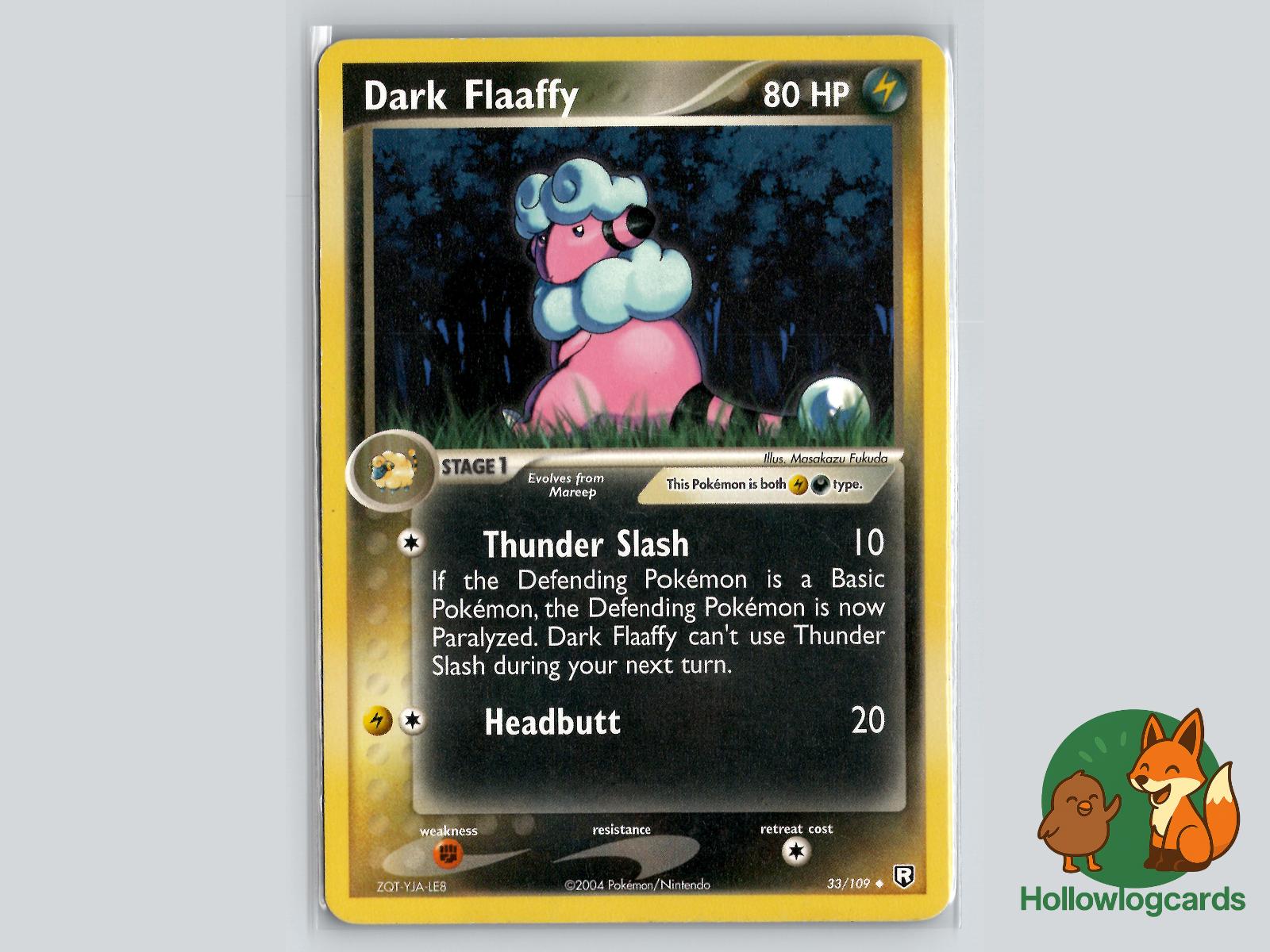 Dark Flaaffy (33/109) - Team Rocket Returns Pokémon Card