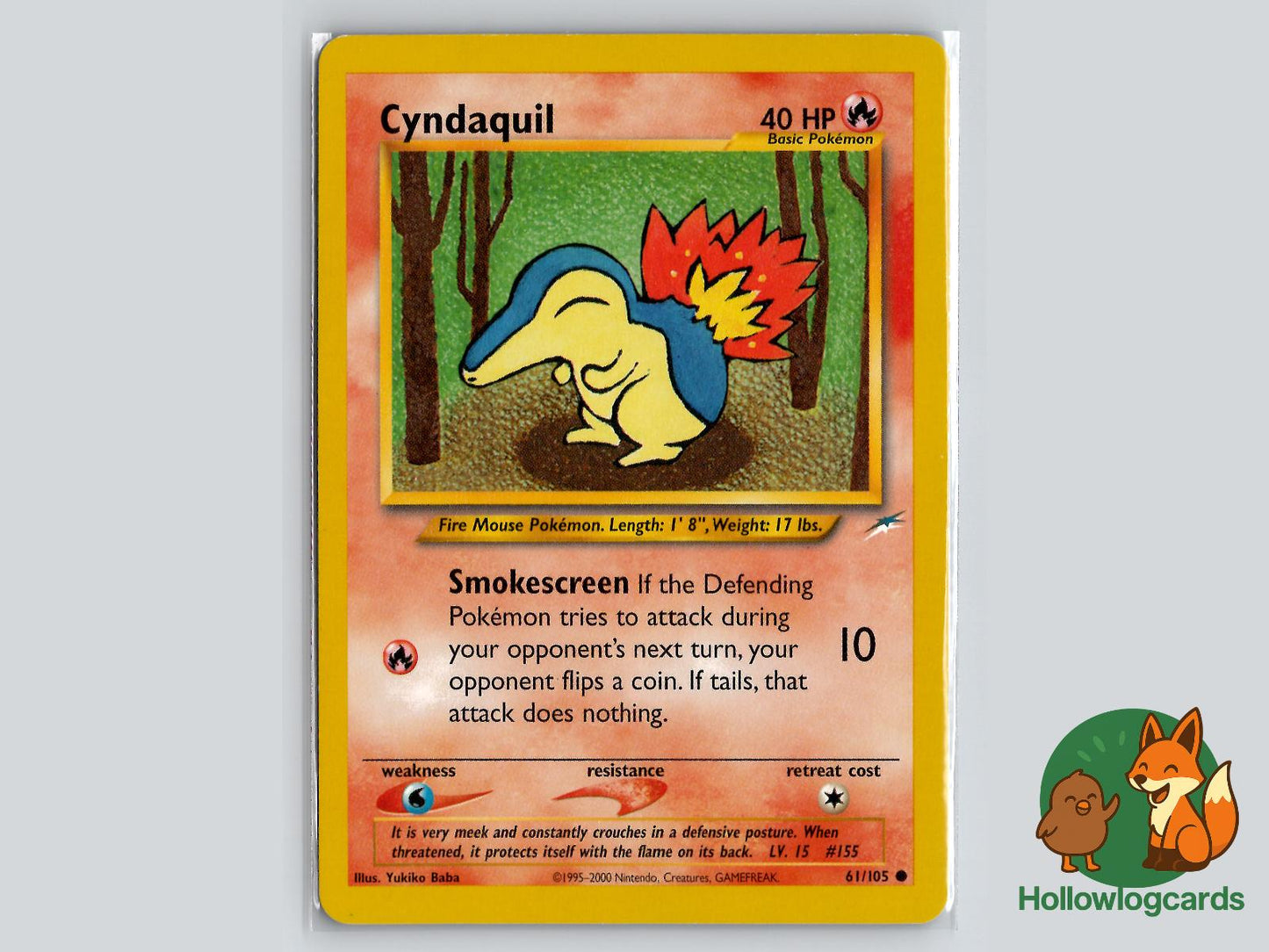 Cyndaquil (61/105) - Neo Destiny Pokémon Card