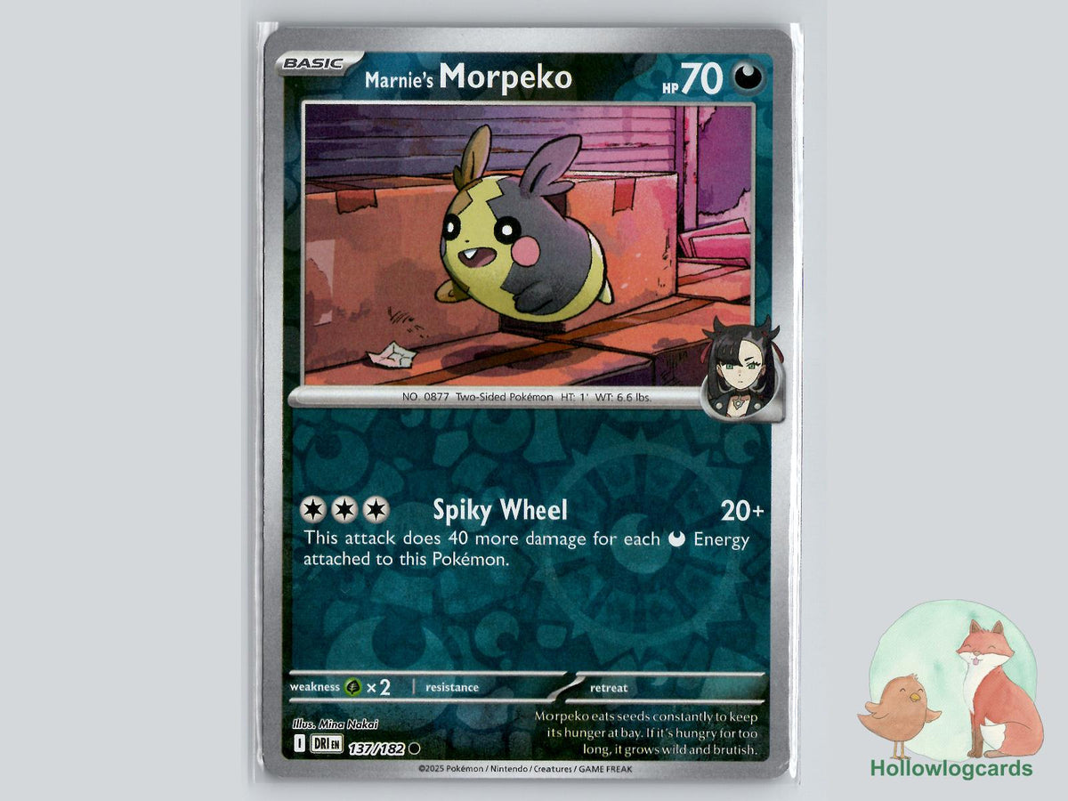 Marnie's Morpeko (137/182) - Destined Rivals Pokémon Card