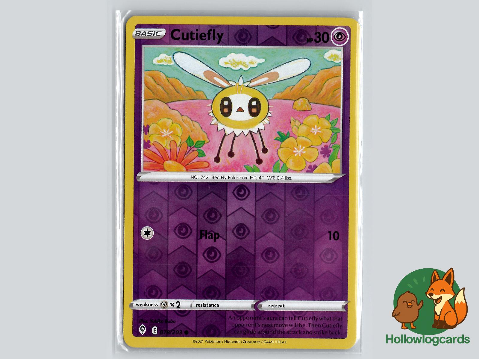 Cutiefly (078/203) - Evolving Skies Pokémon Card