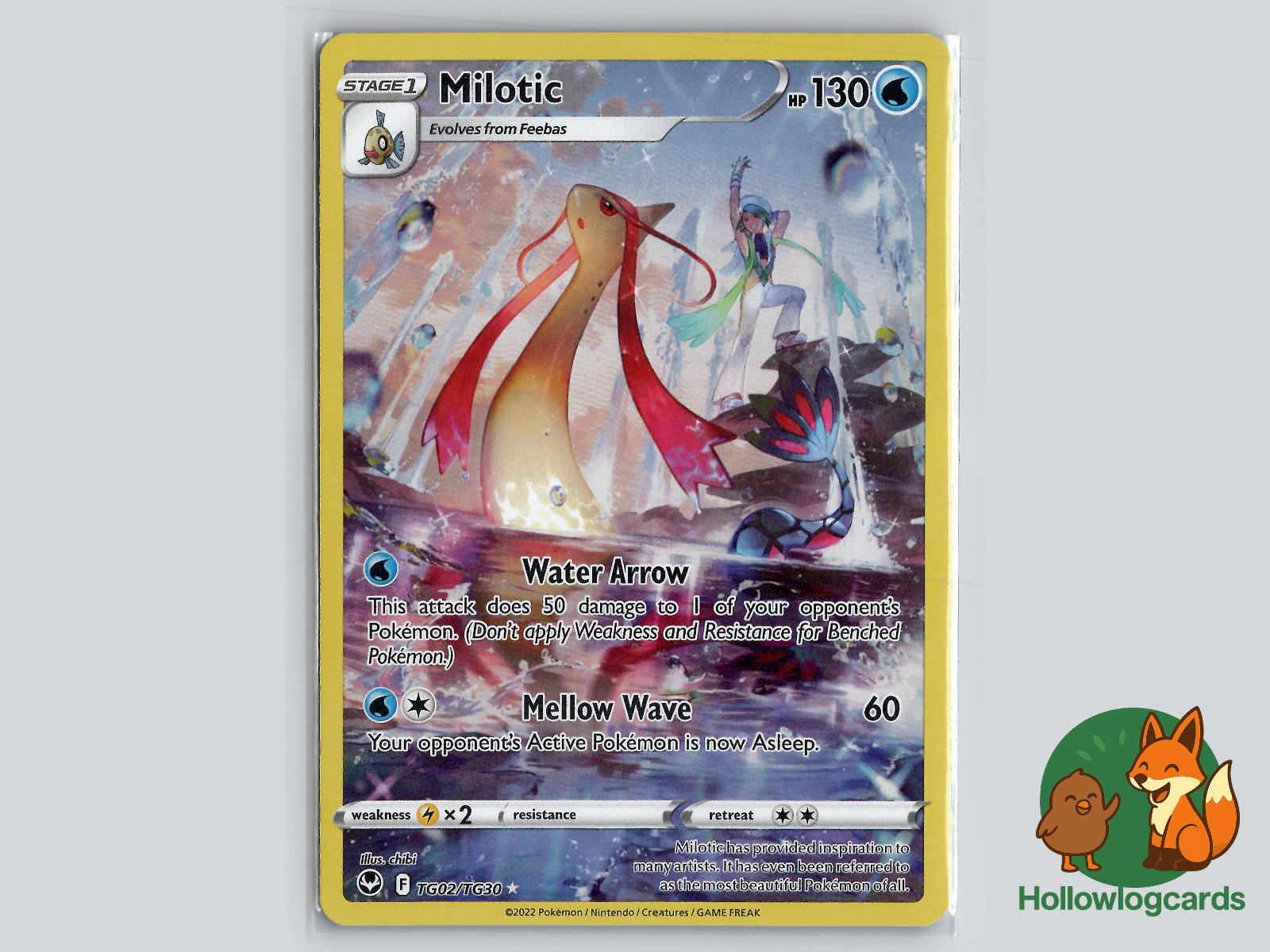 Milotic (TG02/TG30) - Silver Tempest Trainer Gallery Pokémon Card