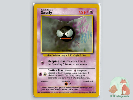 Gastly (50/102) - Base Pokémon Card