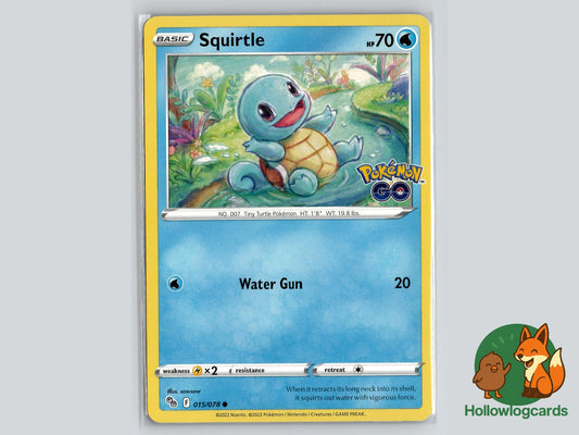 Squirtle (015/078) Pokémon Card