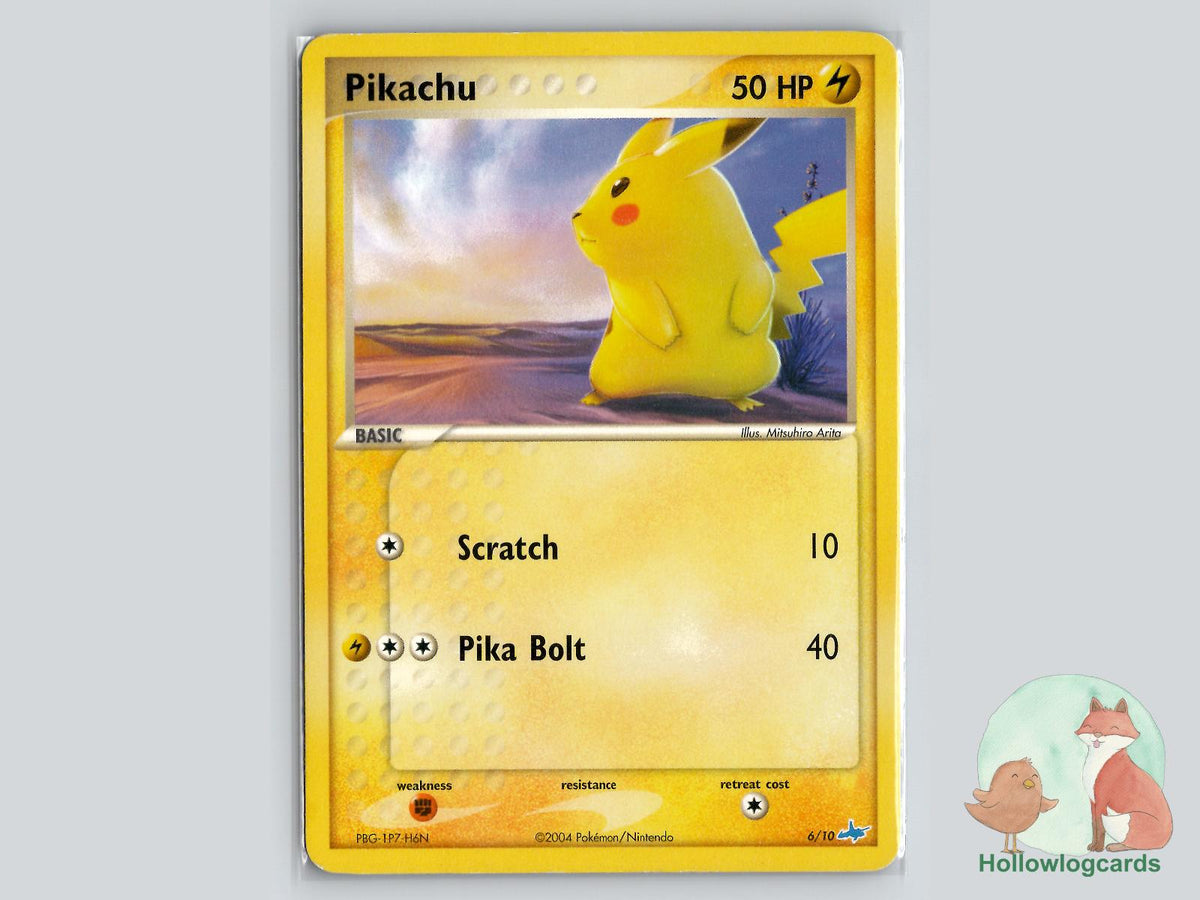 Pikachu (6/10) - EX Trainer Kit Latios Pokémon Card