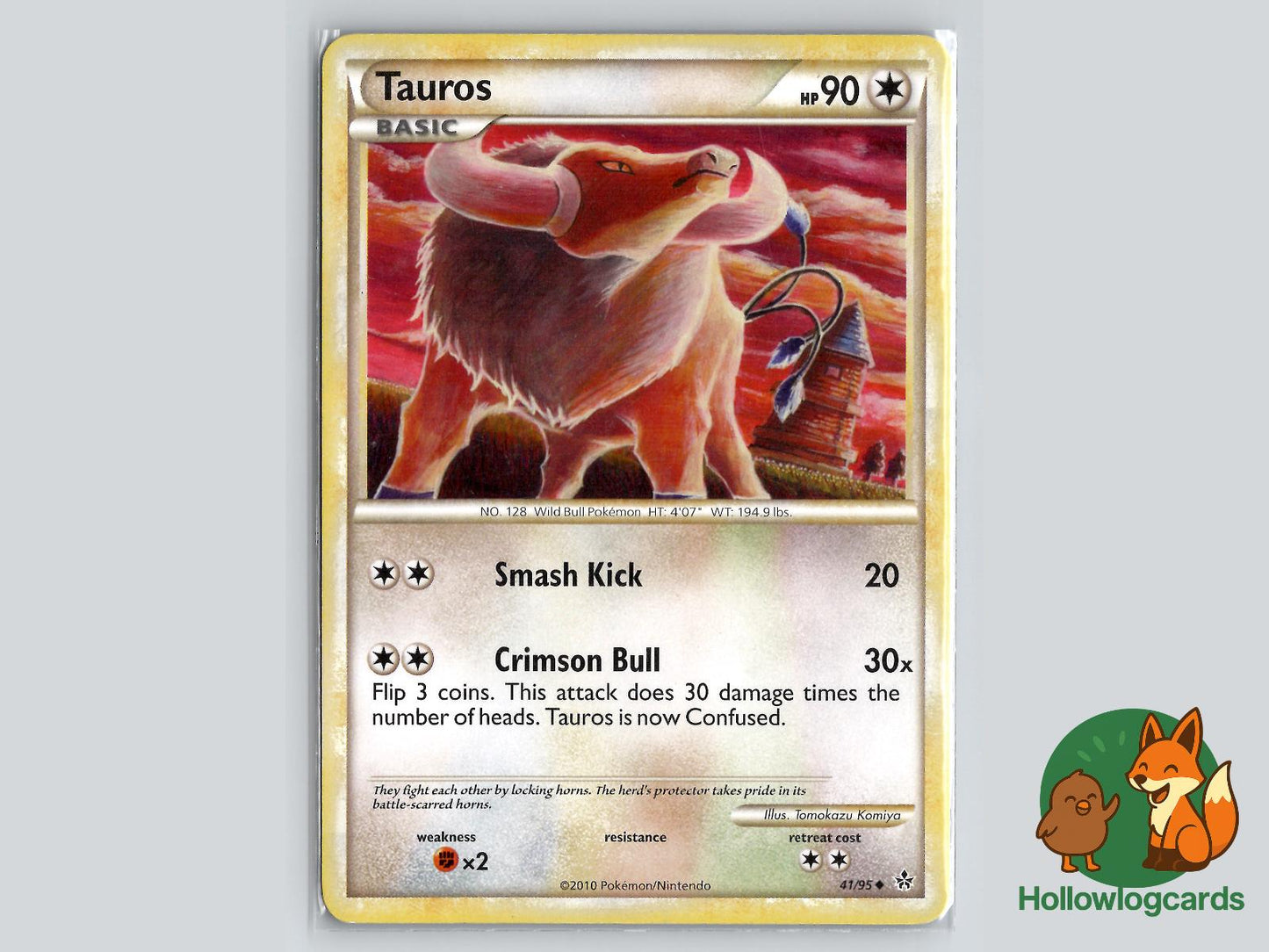 Tauros (41/95) - Unleashed Pokémon Card