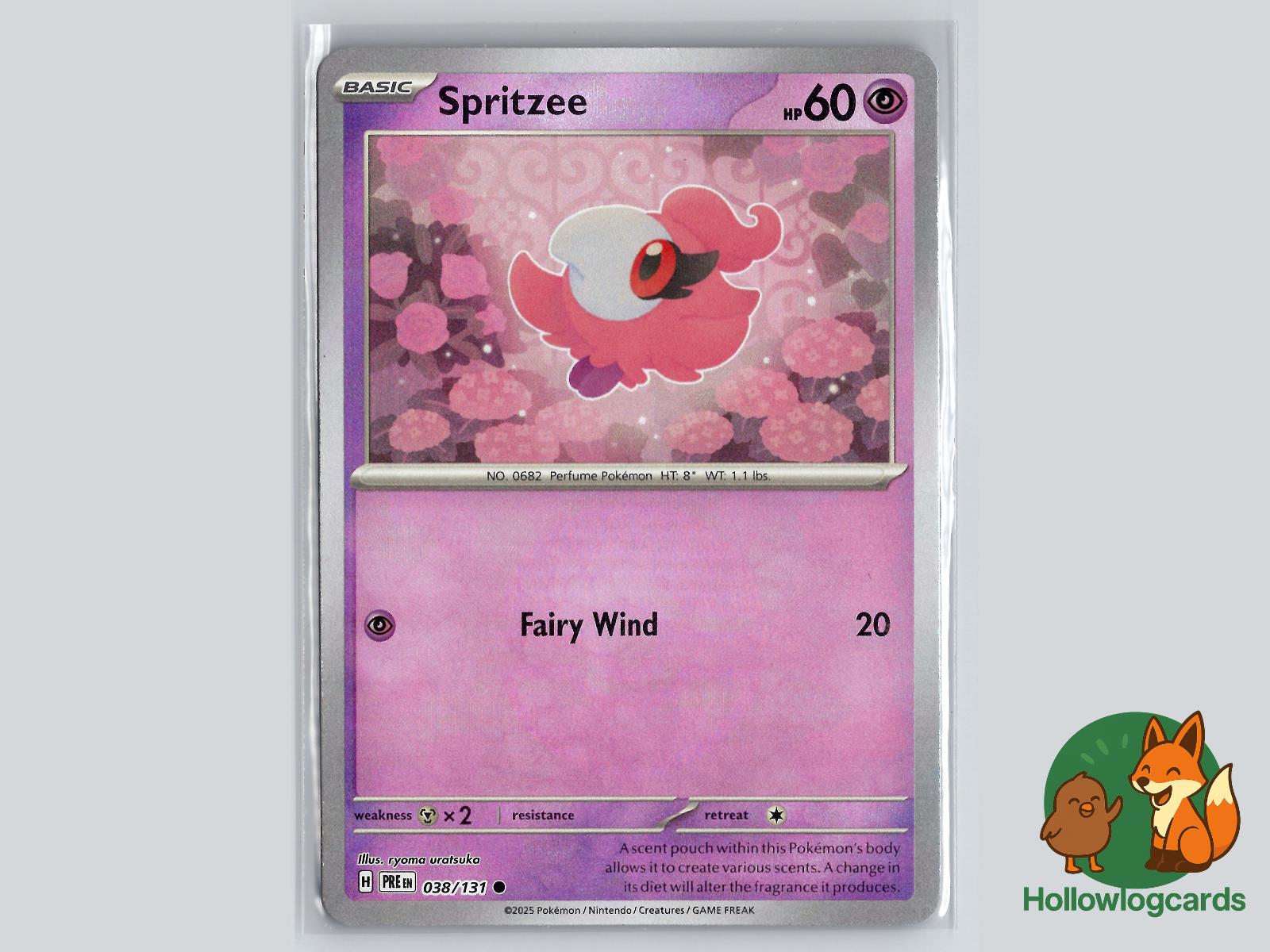Spritzee (038/131) - Prismatic Evolutions Pokémon Card