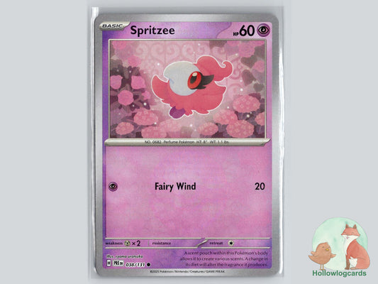 Spritzee (038/131) - Prismatic Evolutions Pokémon Card