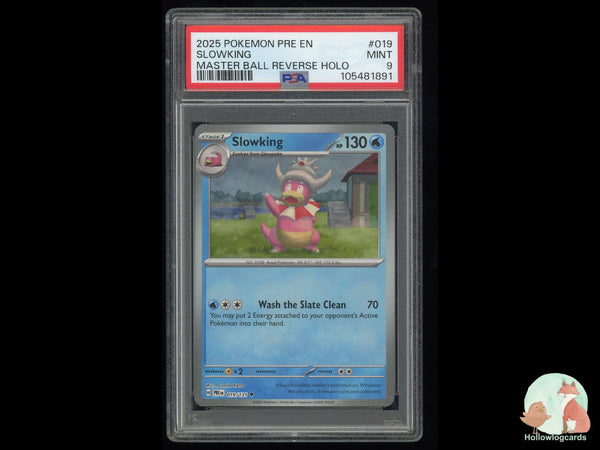 Graded Slowking (019/131) Master Ball Reverse Holo - PSA 9