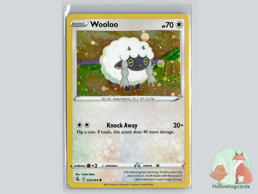 Wooloo (222/264) - Fusion Strike Pokémon Card