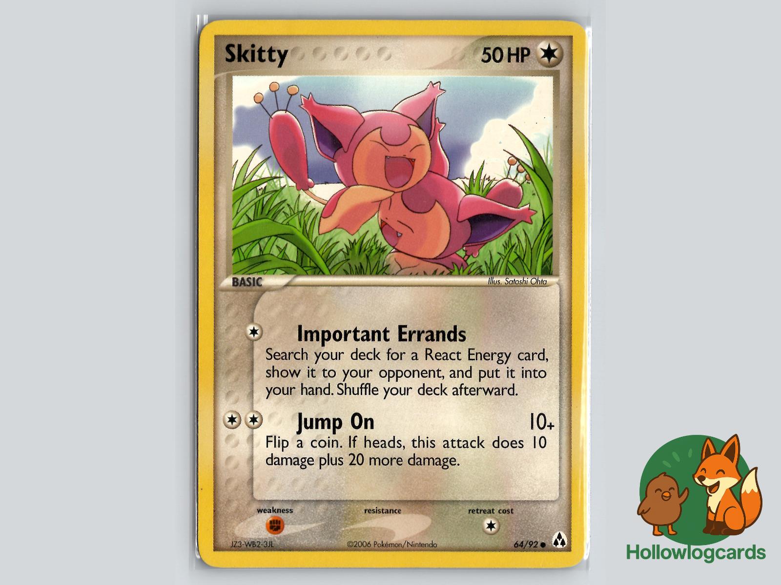 Skitty (64/92) - Legend Maker Pokémon Card