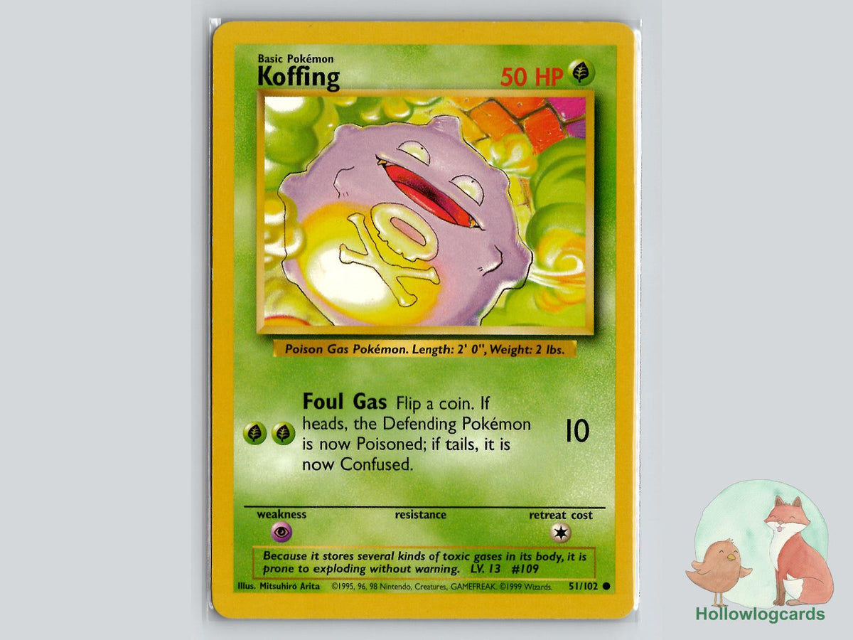 Koffing (51/102) - Base Pokémon Card