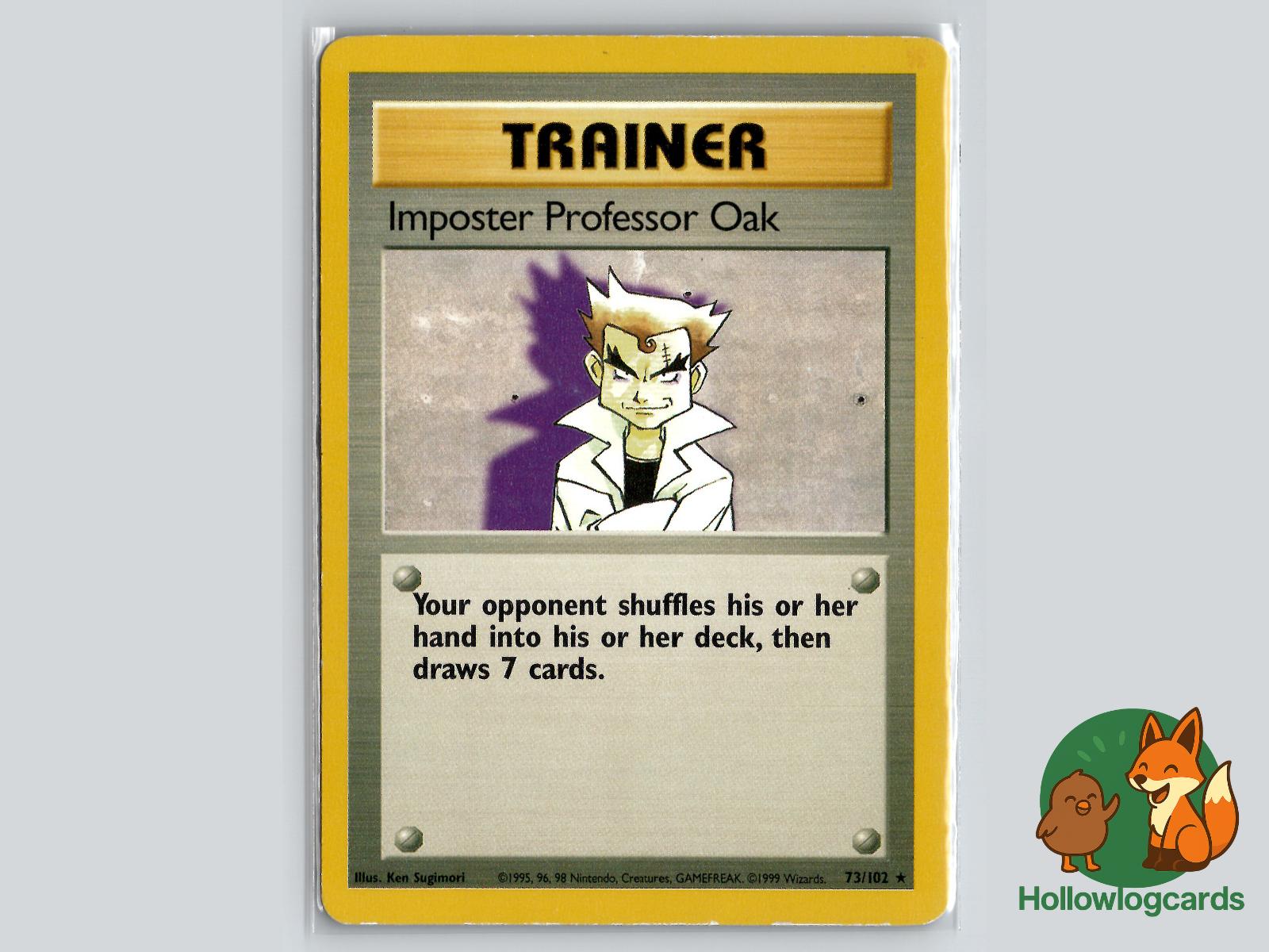 Imposter Professor Oak (73/102) - Base Pokémon Card
