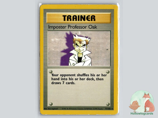 Imposter Professor Oak (73/102) - Base Pokémon Card