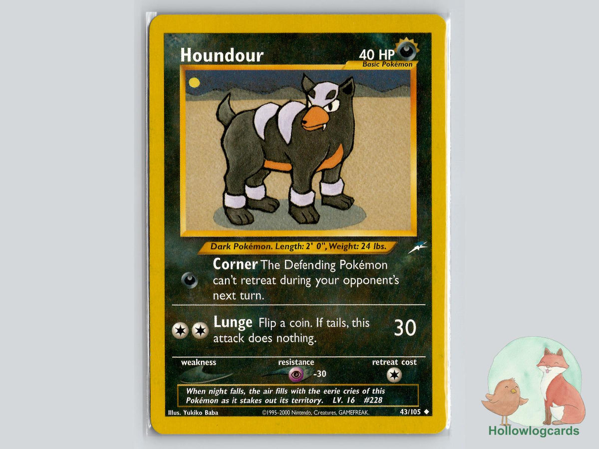 Houndour (43/105) - Neo Destiny Pokémon Card