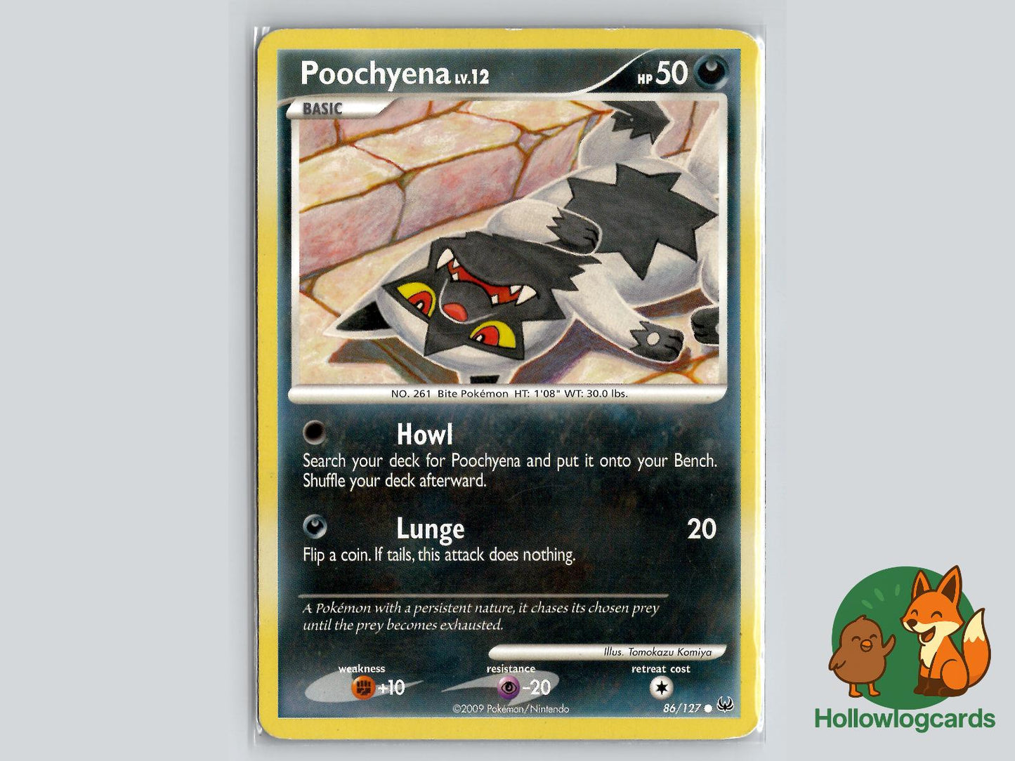 Poochyena (86/127) - Platinum Pokémon Card