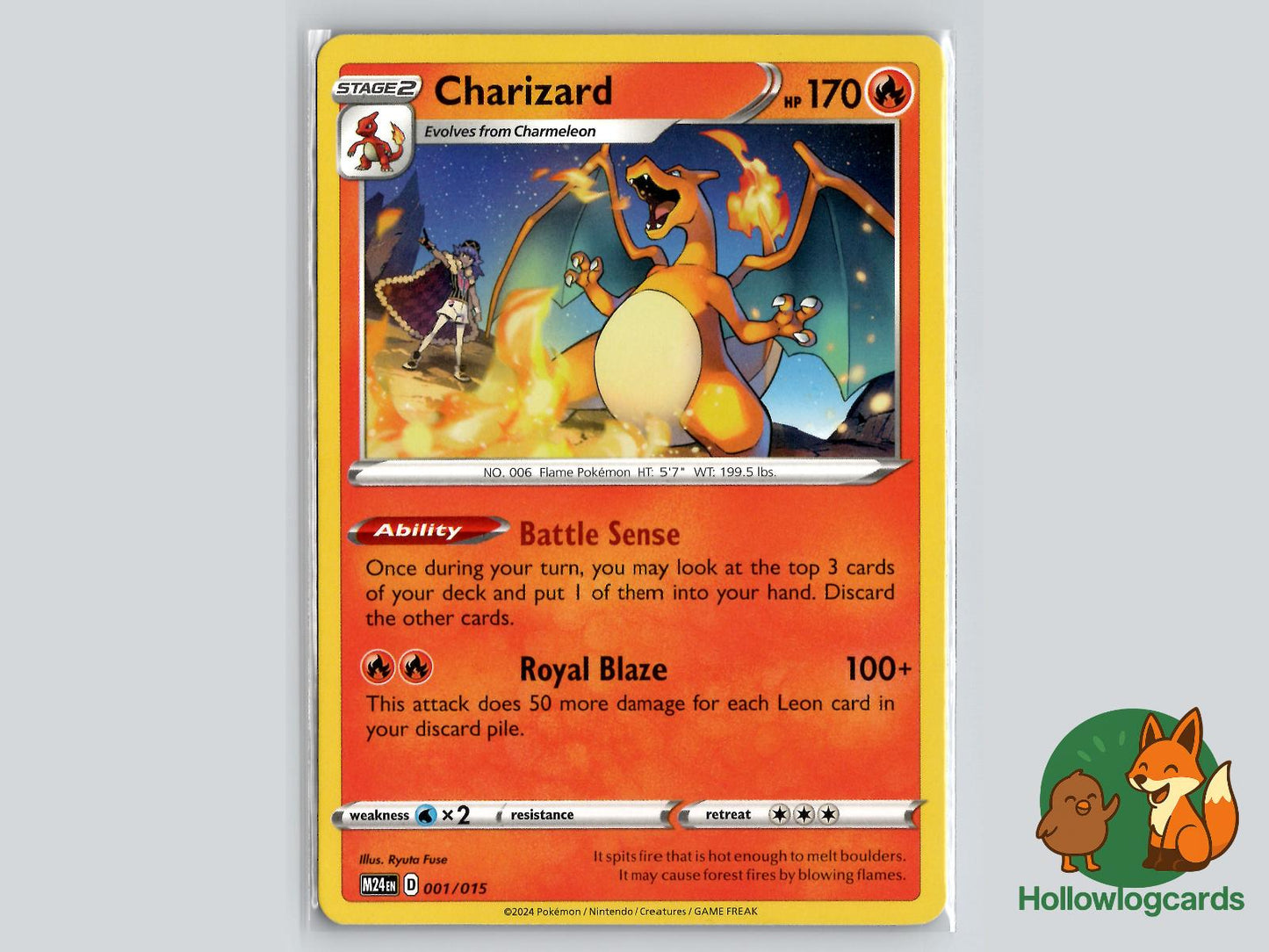 Charizard (001/015) Pokémon Card