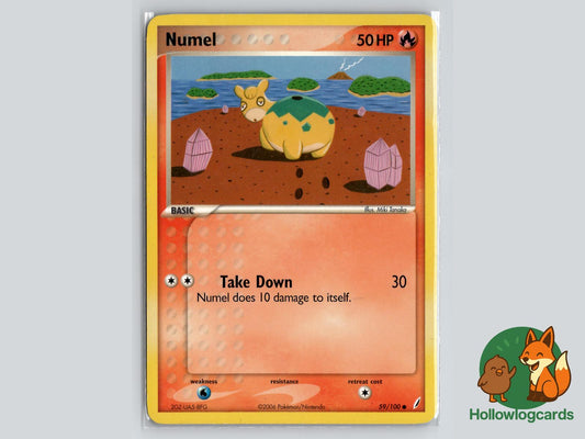 Numel (59/100) - Crystal Guardians Pokémon Card