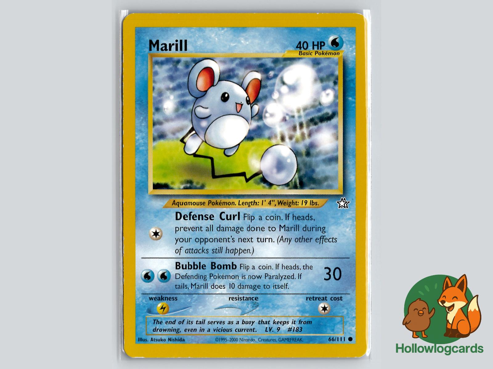 Marill (66/111) - Neo Genesis Pokémon Card