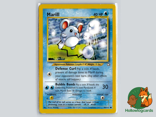 Marill (66/111) - Neo Genesis Pokémon Card