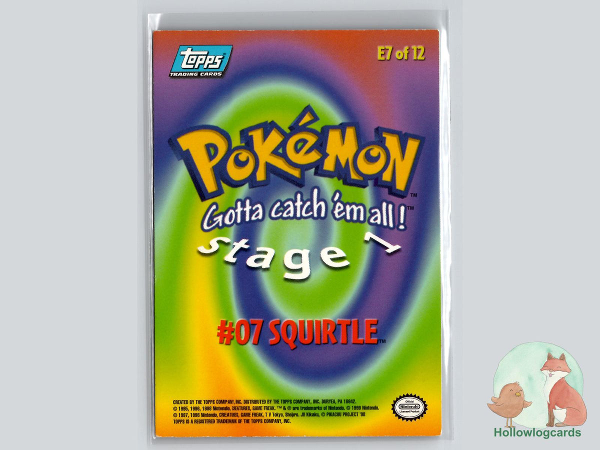 Squirtle (#66) - Topps The First Movie Trading Cards