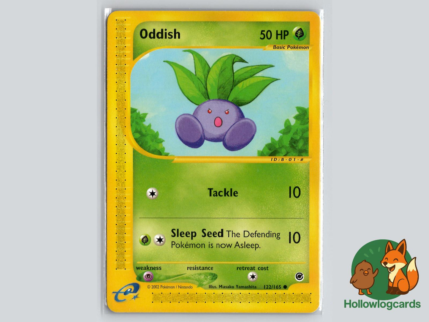 Oddish (122/165) - Expedition Base Set Pokémon Card